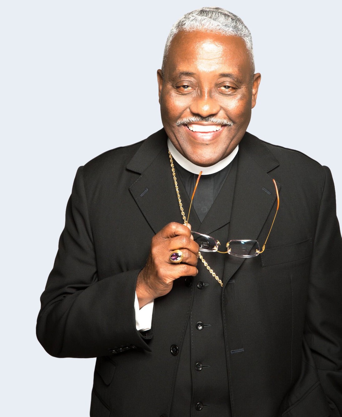 Bishop J. Delano Ellis II in reflection
